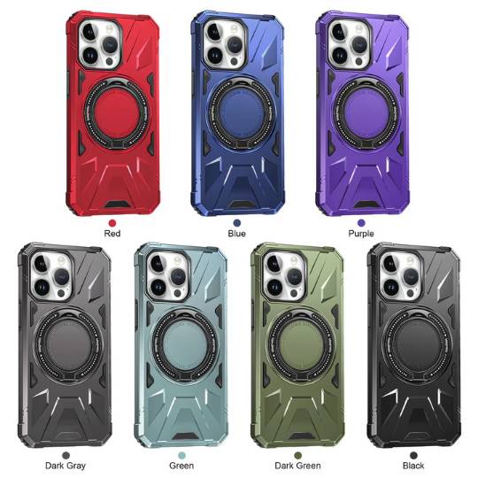 Antishock iPhone Case 360° Rotatable Stand with Magnet for Business person on formal occasion